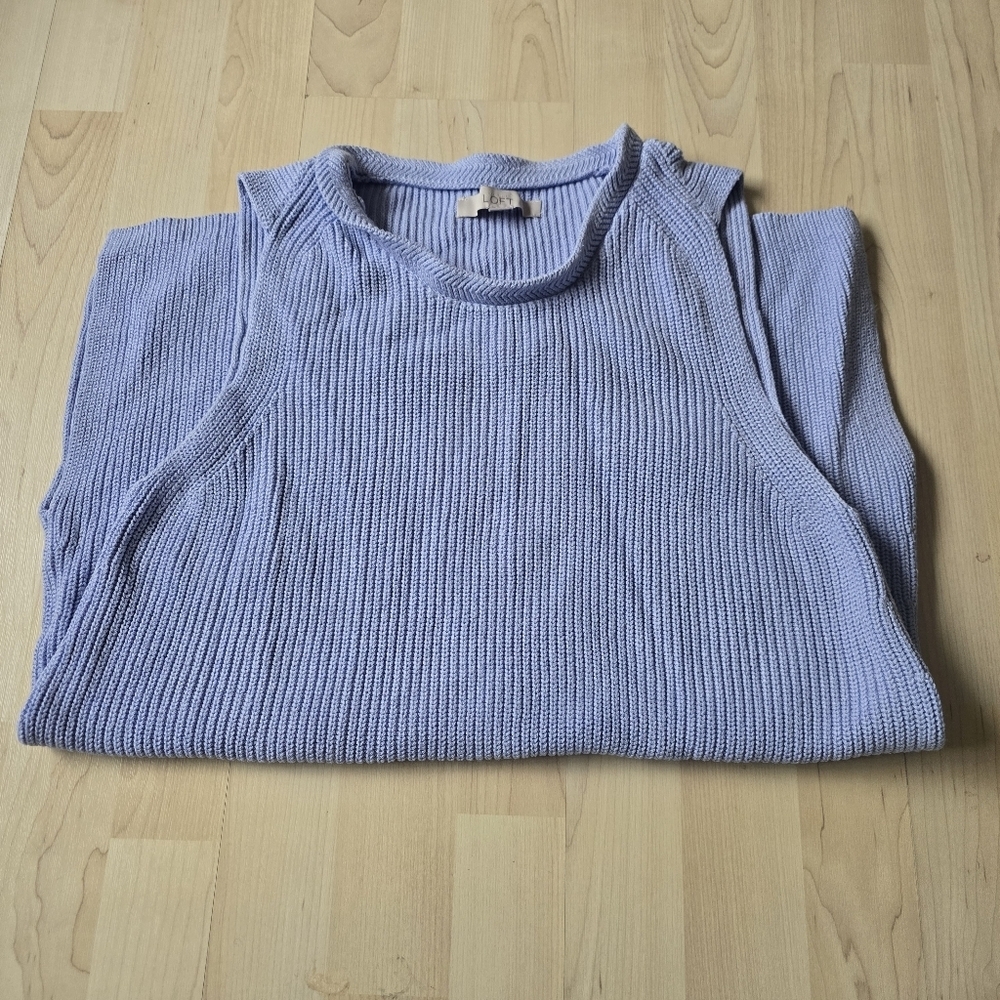 Loft Knit Sweater Vest Size XL